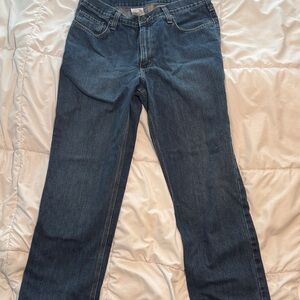 Carhartt Men's Straight Blue Jeans
